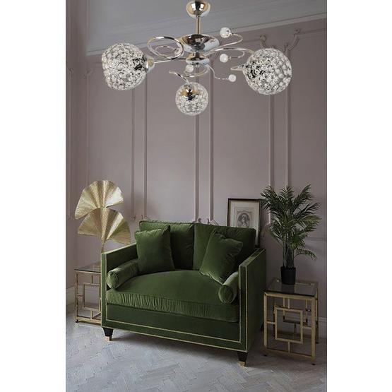 Venon Aydınlatma 803 0577 00 016 Zerda 3'lü Camlı Taşlı Krom Avize