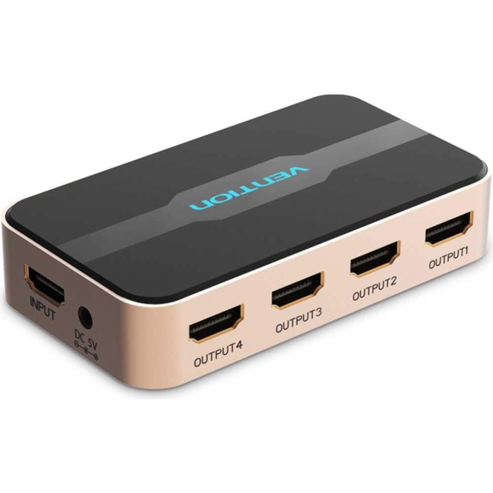 Vention 4K@30Hz Destekli 4 Port HDMI Switch Çoklayıcı Çoğaltıcı Gold Accg0 Seri & Paralel Kablo Fiyatı