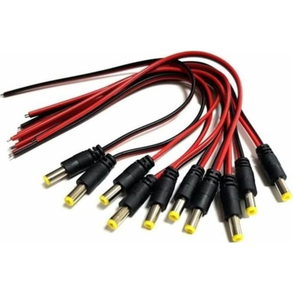 Ventus Güvenlik Kamerası 12V Dc Erkek Power Jack Dc Jak Kablo Bağlantı Kablosu - 10ADET Güvenlik Kamerası Kablosu Fiyatı