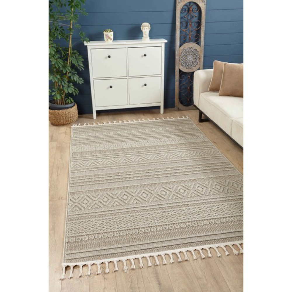 Venucci Home & Living Joya Serisi Dekoratif Kilim - 180 x 250 cm - Gri Salon Halısı Fiyatı