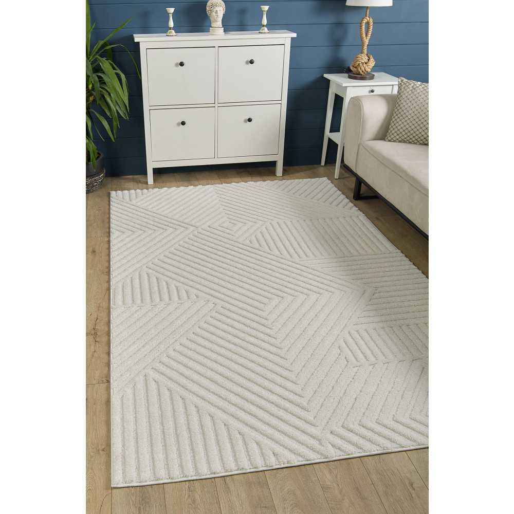 venucci home & living Quincey Bukleli Yumuşak Peluş Post Shaggy Krem Çocuk Odası Oturma Odası Salon Mutfak Halısı 80 x 200 Beden Kilim Fiyatı