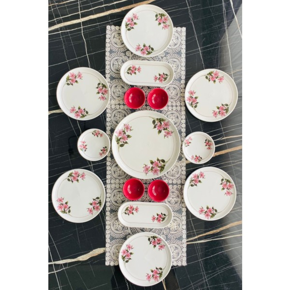 Venüs Home Kar Çiçeği 6 Kişilik 15 Parça Kahvaltı Takımı Kahvaltı Takımı Fiyatı