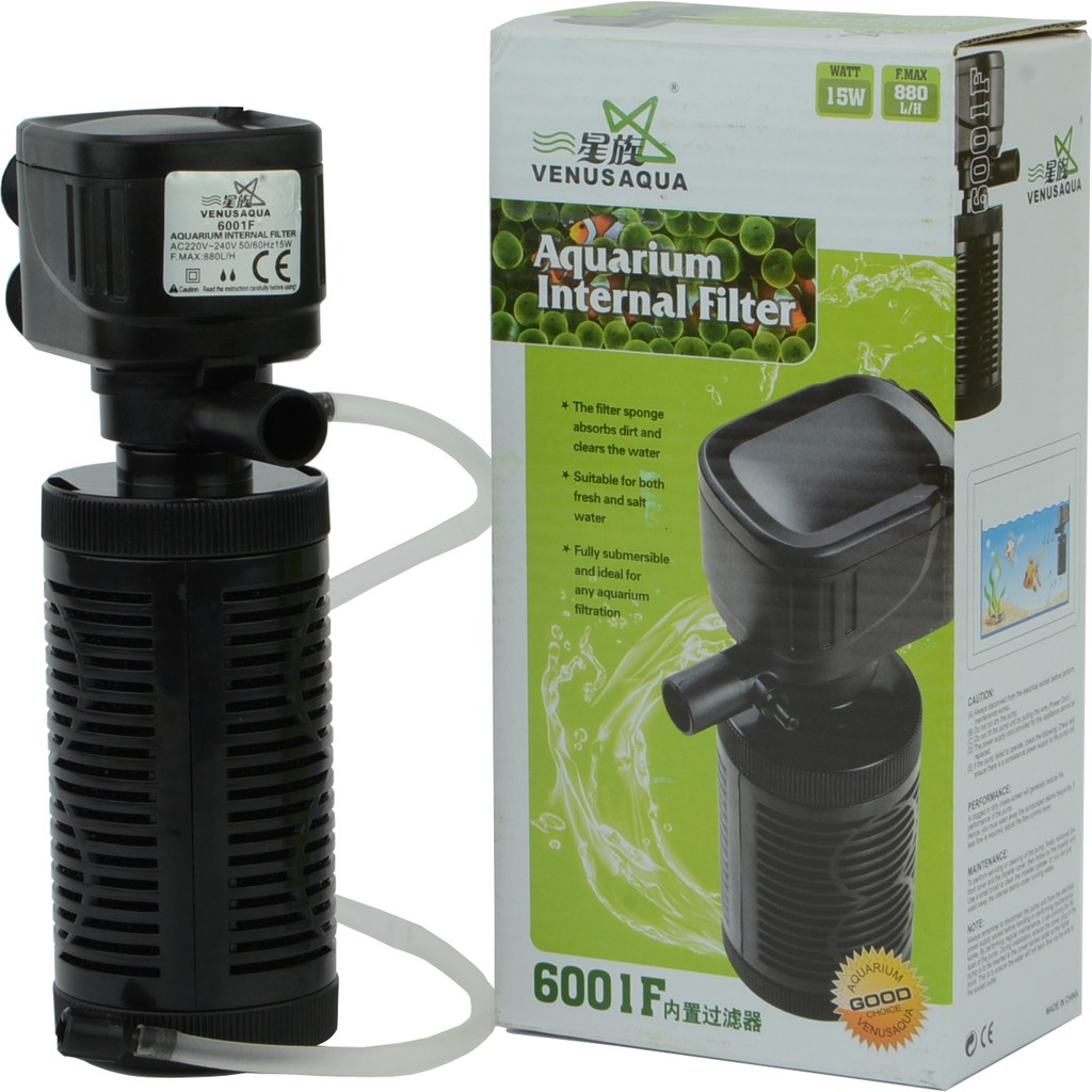 Venusaqua Akvaryum İç Filtre 6001F 880 l Evcil Hayvan Ürünleri Fiyatı