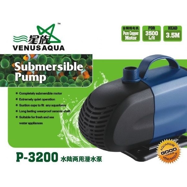 Venusaqua P3200 Akvaryum Sump Kafa Motoru 3500 Lt / H 60W Evcil Hayvan Ürünleri Fiyatı