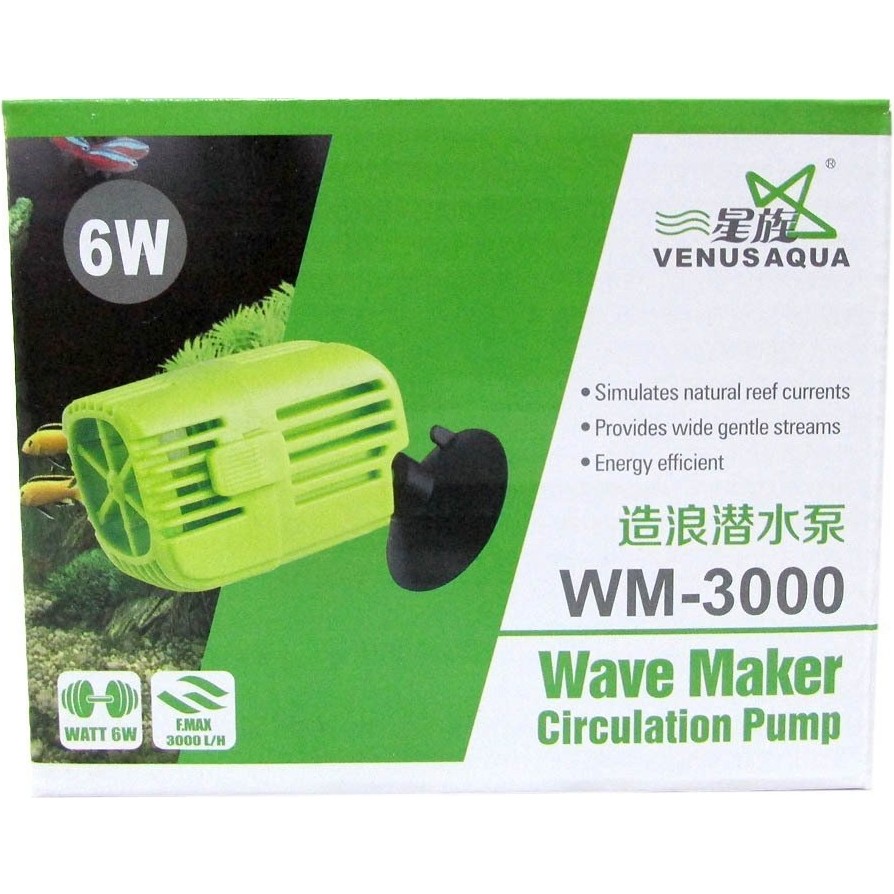 Venusaqua WM-3000 Dalga Motoru 6 W Güç ile Akvaryumlar için Su Yüzeyinde Hareket Sağlar Evcil Hayvan Ürünleri Fiyatı