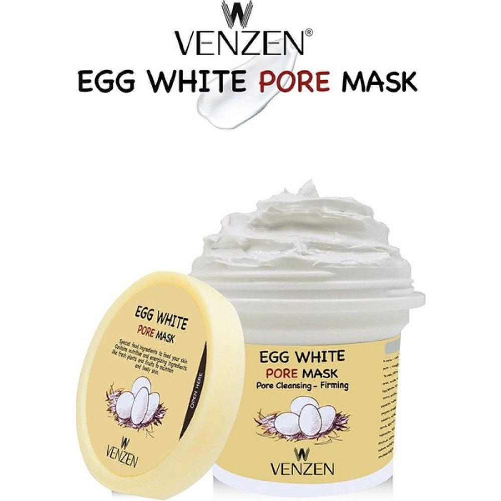 Venzen Egg White Pore Gözenek Temizleyici ve Sıkılaştırıcı Maske 125G Maskeler Fiyatı