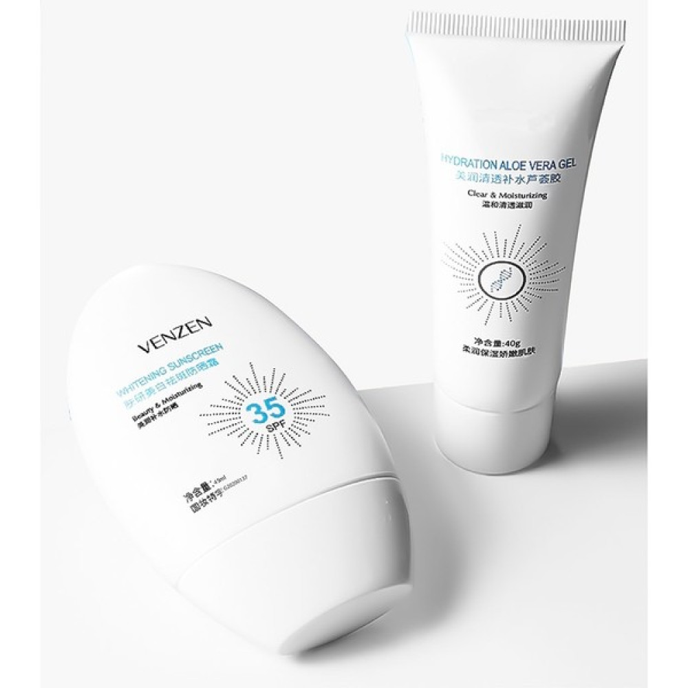 Venzen Venzen® & Veze® Beyazlatıcı Etkili Spf +35 Güneş Koruyucu ve Güneş Sonrası Nemlendirici Kiti Güneş Kremleri ve Losyonları Fiyatı