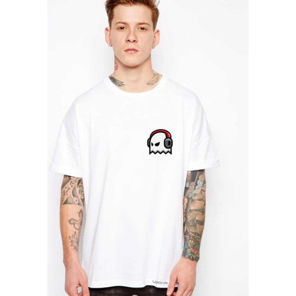 Veqar Discord Logo Baskılı Oversize T-Shirt Erkek T-shirt Fiyatı