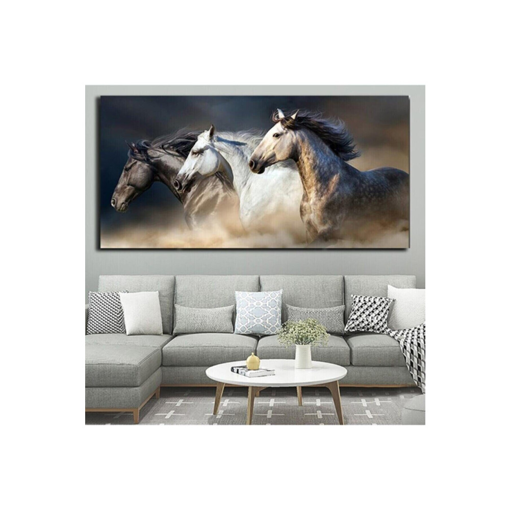 VeraStore At Resimli Dekorasyon Kanvas Tablo 75 x 150 Beden Tablo & Poster Fiyatı