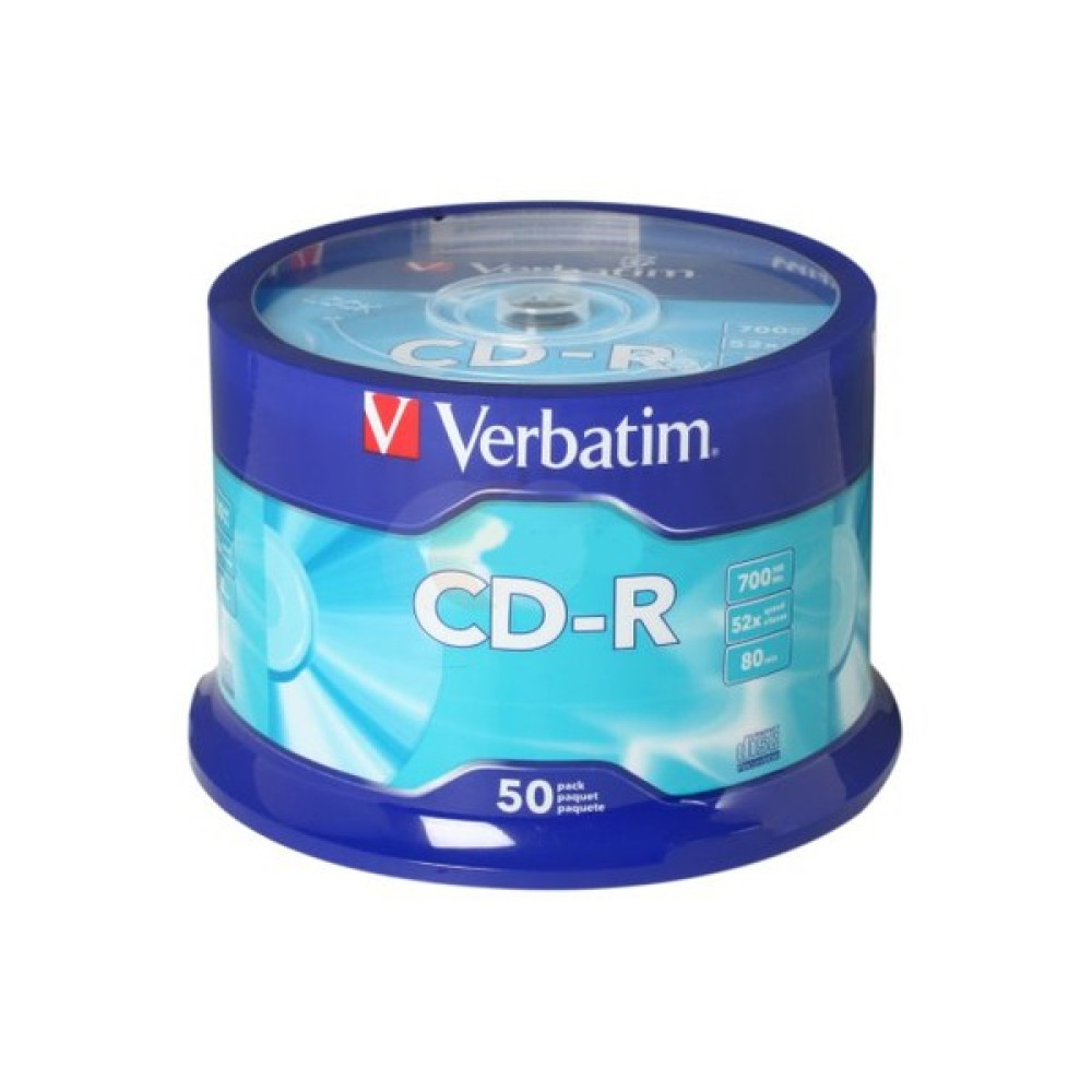 Verbatim 700Mb 52X 50Li Cakebox Cd-R CD / DVD Aksesuarları Fiyatı