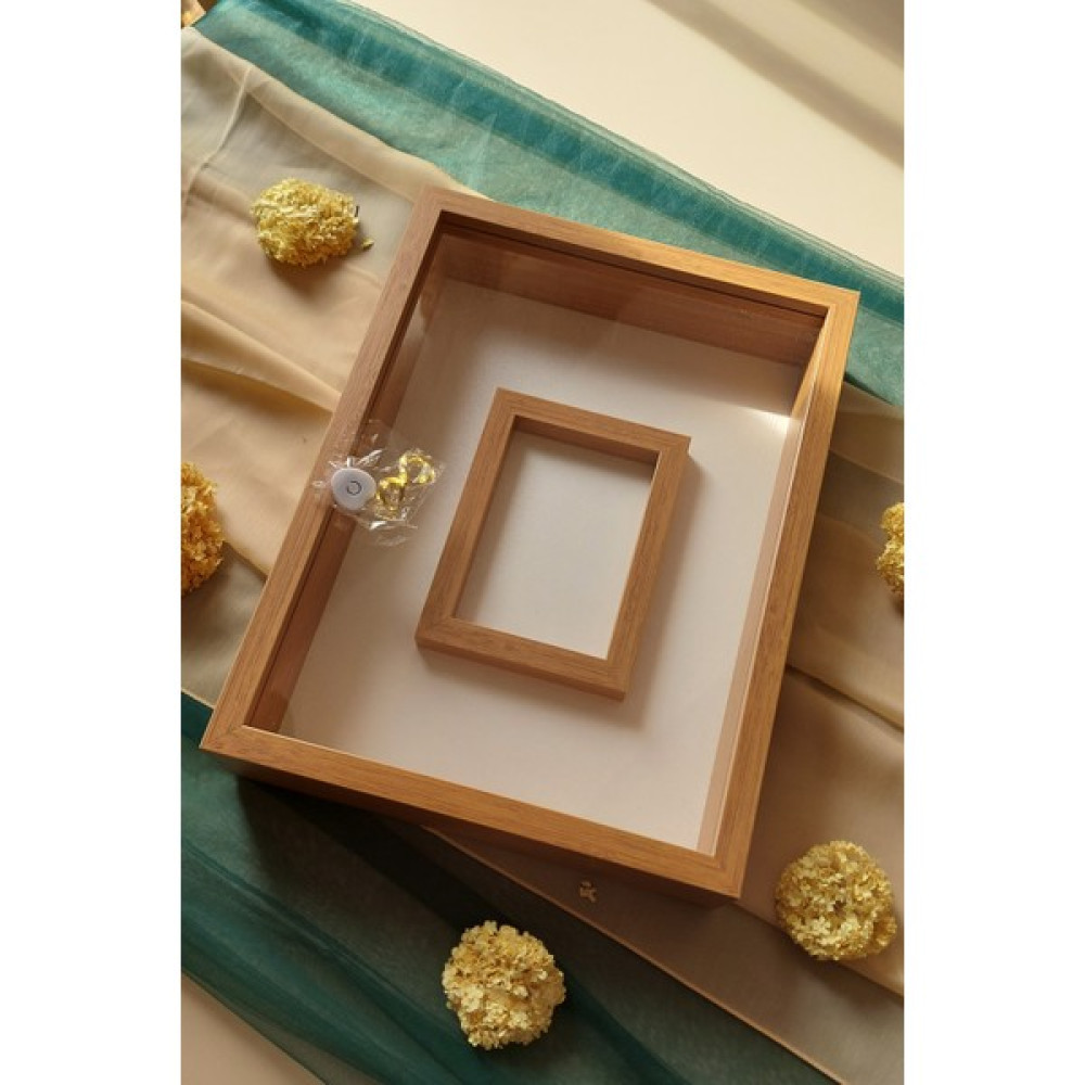 Verda Çerçeve 30X40 cm Ledli Bambu Gül Anı Çerçevesi! Ledli Fotoğraf Çerçevesi! Gül Anı Çerçevesi-Hkm Ticaret Resim & Fotoğraf Çerçevesi Fiyatı