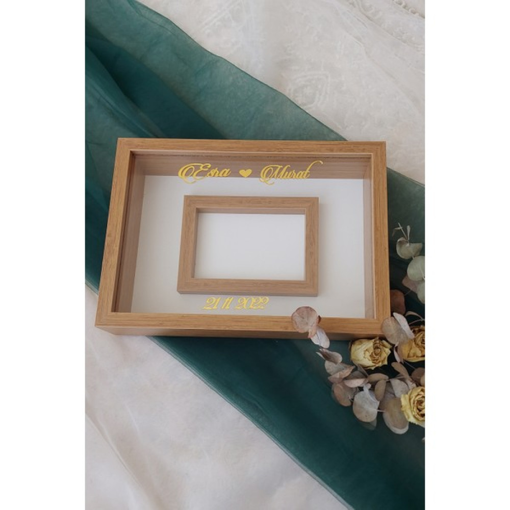 Verda Çerçeve 30X40 cm Ledli Bambu Yatay Fotoğraf Alanlı Model Tasarım Gül Kutusu Anı Çerçevesi! Ayna Çerçeve! Resim & Fotoğraf Çerçevesi Fiyatı