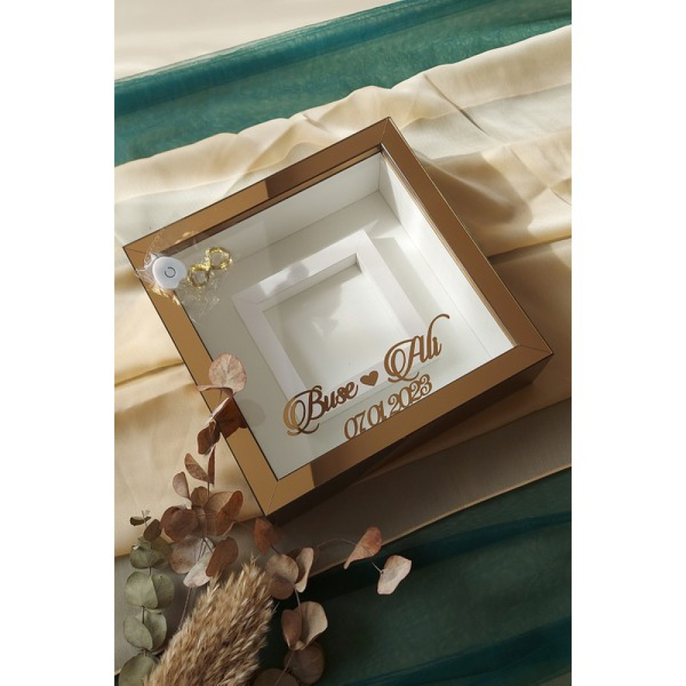 Verda Çerçeve Ledli 25X25 cm Fotoğraf Bölümlü Broz Pleksi Kaplı Verda Anı Çerçevesi-6 cm Derinlikli Anı Çerçevesi Resim & Fotoğraf Çerçevesi Fiyatı
