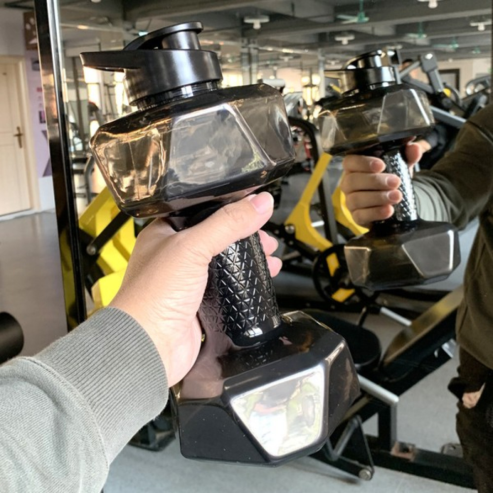 Verethragna Büyük Kapasiteli Dambıl Su Isıtıcısı Spor Fitness Su Isıtıcısı Büyük Taşınabilir Fincan Erkek Kişilik Düşme Önleyici Uzay Fincanı (Yurt... Suluk Fiyatı