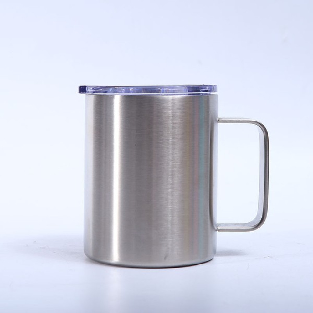 Verethragna Paslanmaz Çelik Kupa Çift Katmanlı Vakum Kulplu Bardak 304 Paslanmaz Çelik Yalıtım Kabı (Yurt Dışından) - Gümüş - 360 ml Suluk Fiyatı