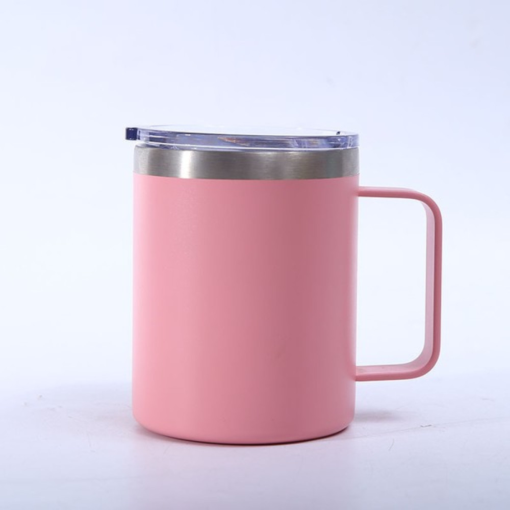 Verethragna Paslanmaz Çelik Kupa Çift Katmanlı Vakum Kulplu Bardak 304 Paslanmaz Çelik Yalıtım Kabı (Yurt Dışından) - Pembe - 360 ml Suluk Fiyatı