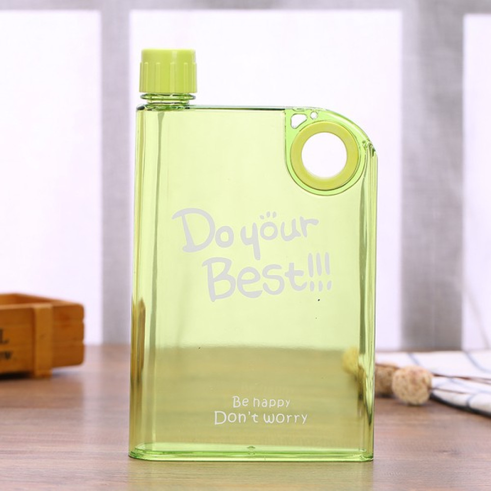 Verethragna Yaratıcı Kare Kitap Su Isıtıcısı Halkası A5 Dizüstü Su Isıtıcısı Şeffaf Plastik Bardak (Yurt Dışından) - Yeşil - 380 ml Suluk Fiyatı