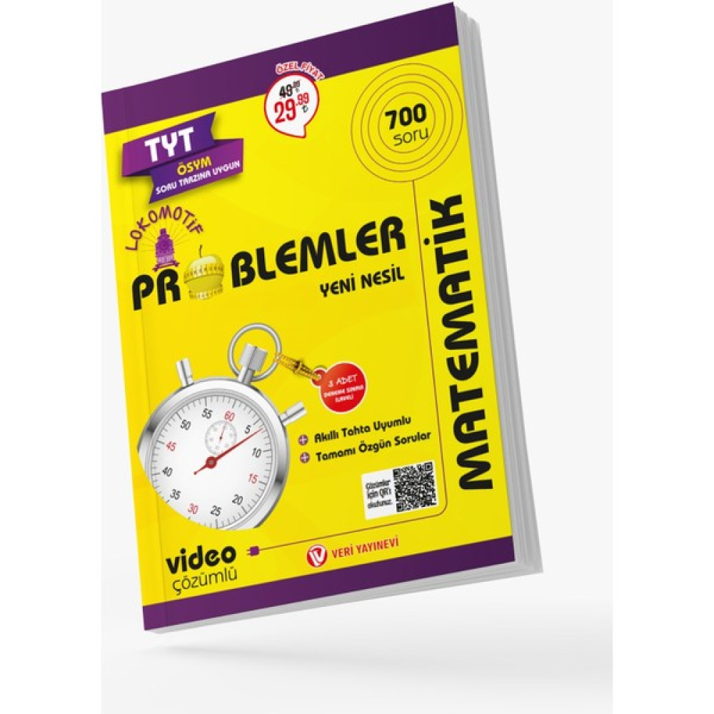 Veri Yayınevi TYT Problemler Lokomotif Video Çözümlü Soru Bankası Matematik Fiyatı