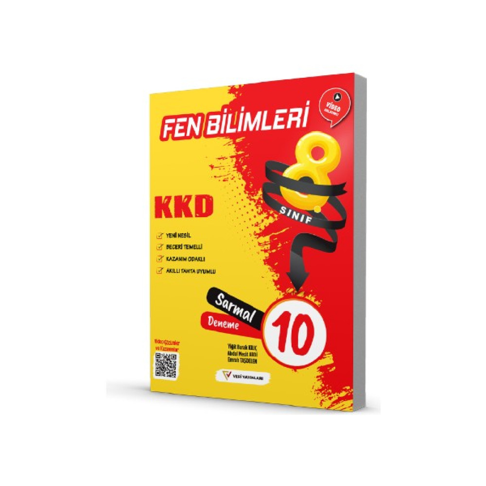 Veri Yayınları Veri 8. Sınıf Fen Bilimleri Kkd Sarmal 10 Deneme Veri Yayınları Ders Sınav Kitapları Fiyatı