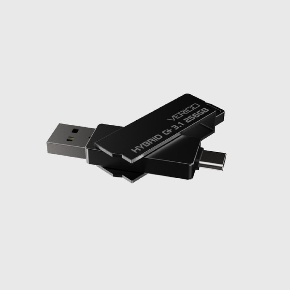 Verico Verico 256GB Hybrid 3.1 USB Type-C Flash Bellek - Şeffaf - 256 GB Flash Bellekler Fiyatı
