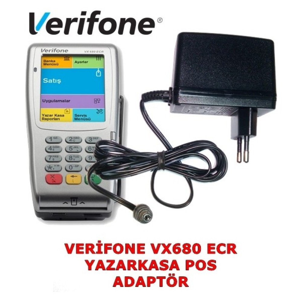 Verifone VX680 Ecr Yazar Kasa Pos Şarj Adaptörü Yazarkasa Fiyatı