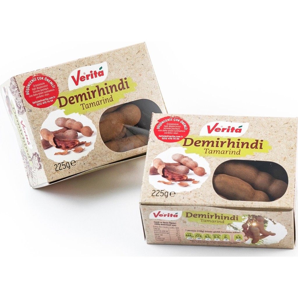 Verita Tamarind Meyve 225 gr 2'li Paket Türkiye Menşeli Doğal Demirhindi Diğer Fiyatı