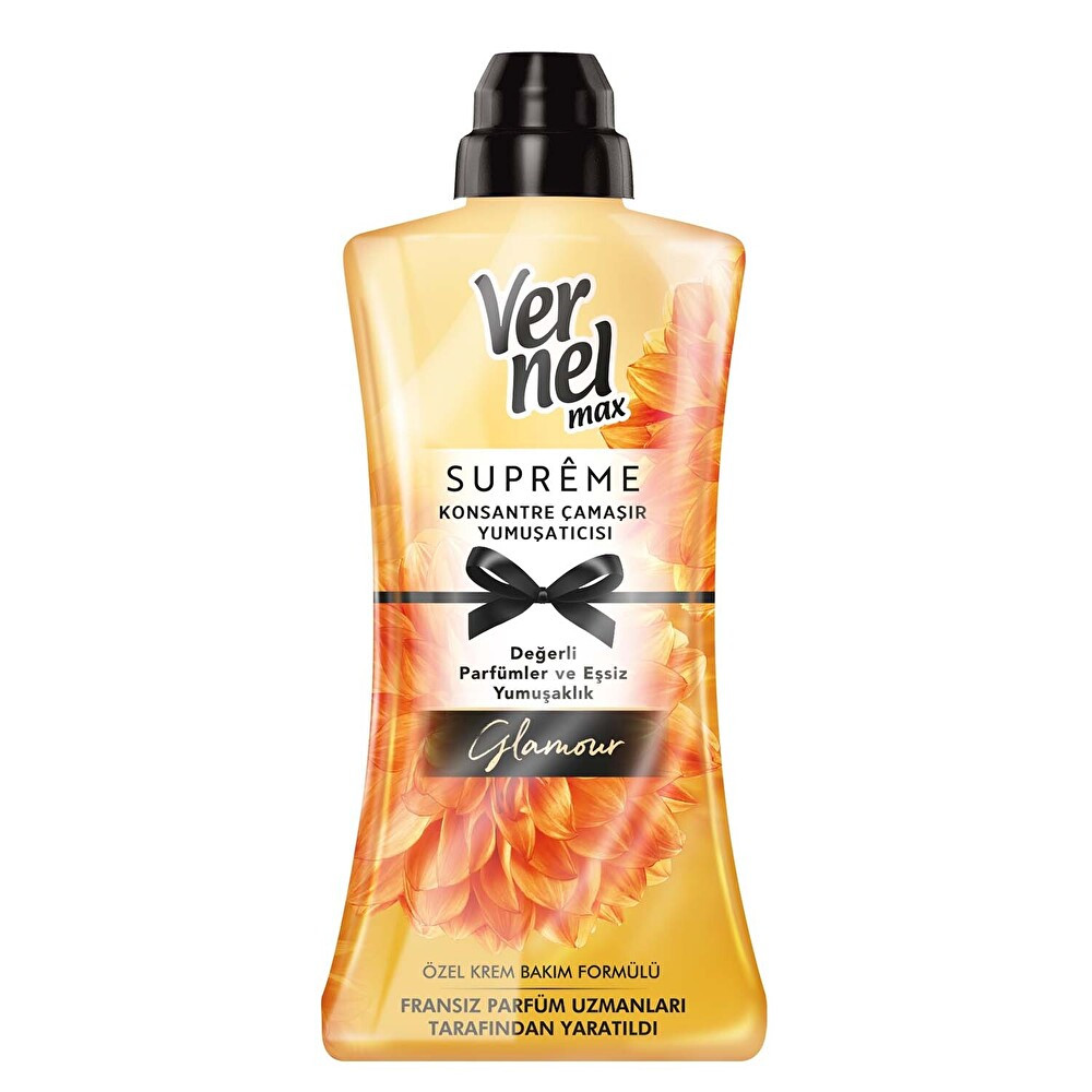 Vernel Max Supreme Konsantre Çamaşır Yumuşatıcısı Glamour 1200 ml 50 Yıkama Yumuşatıcı Fiyatı