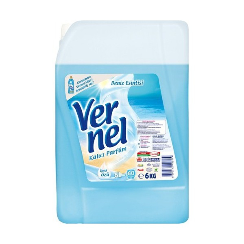 Vernel Yumuşatıcı Deniz Esintisi 6000 ml - 6 lt Yumuşatıcı Fiyatı
