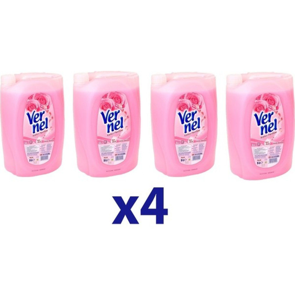 Vernel Yumuşatıcı Gülün Büyüsü 5lt 4'lü Set - 20 lt Yumuşatıcı Fiyatı