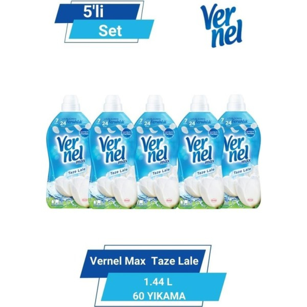 Vernelt Max Taze Lale 1.44 lt 60 Yıkama 5'lti Set - 1,44 lt Oto Boyaları Fiyatı