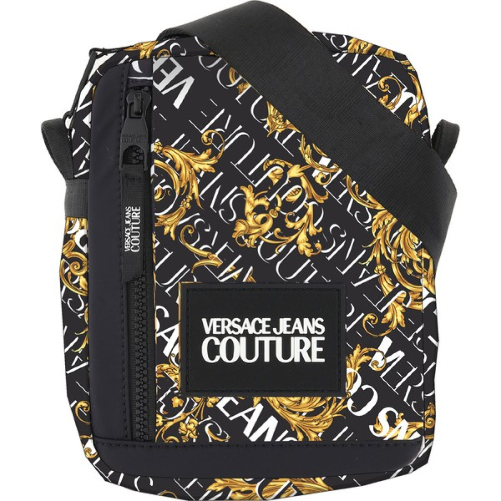 Versace Versace Versace Versace Versace Versace Polyester Siyah Erkek Postaci Çantasi 73YA4BF5 Black/gold Postaci Çantasi Erkek Postacı Çanta Fiyatı