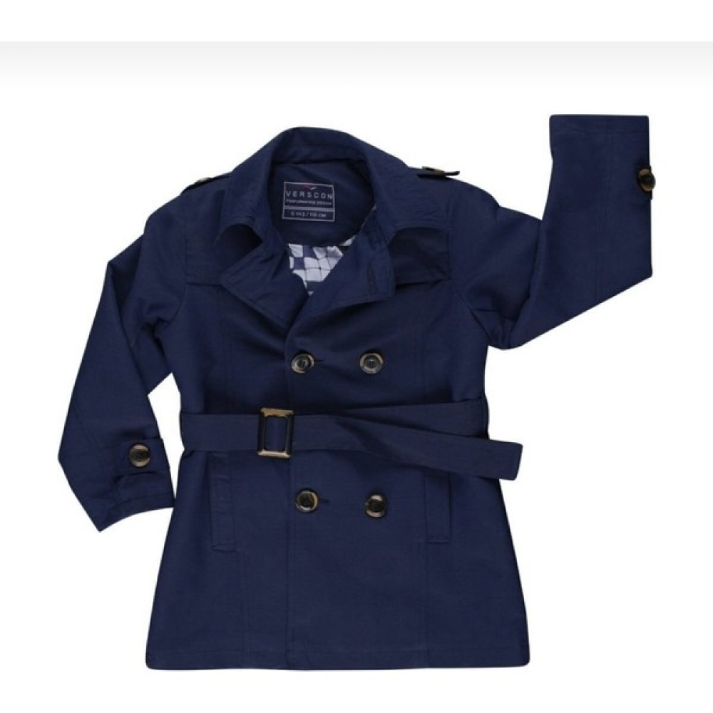 Verscon Unisex Lacivert Çocuk Trençkot Erkek Çocuk Giyim Takımı Fiyatı