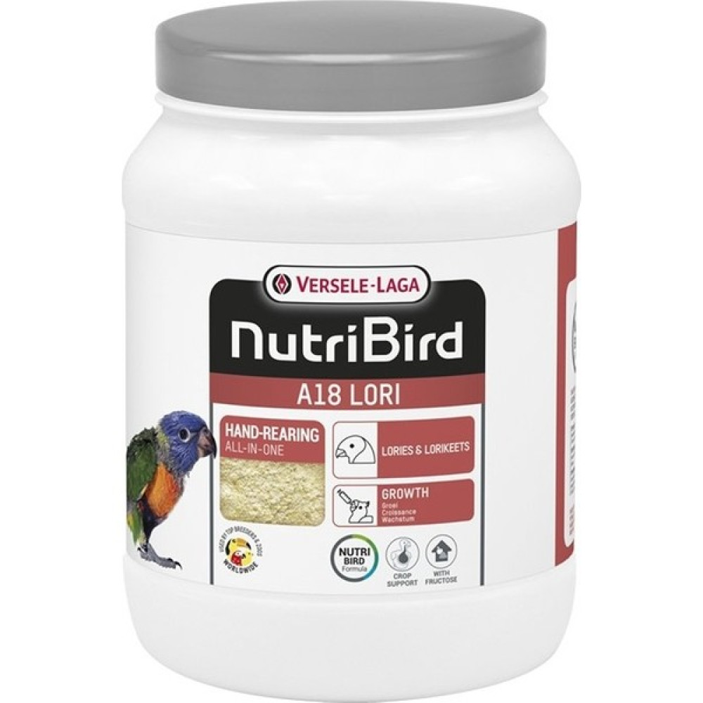Versele Laga Nutribird A18 LORI 800 GR - Elle Besleme Maması Evcil Hayvan Ürünleri Fiyatı