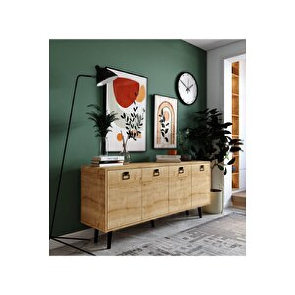 Vertex Mobilya Mirza Modern Konsol 180 Cm Safir Meşe Meşe Konsol Mobilya Fiyatı