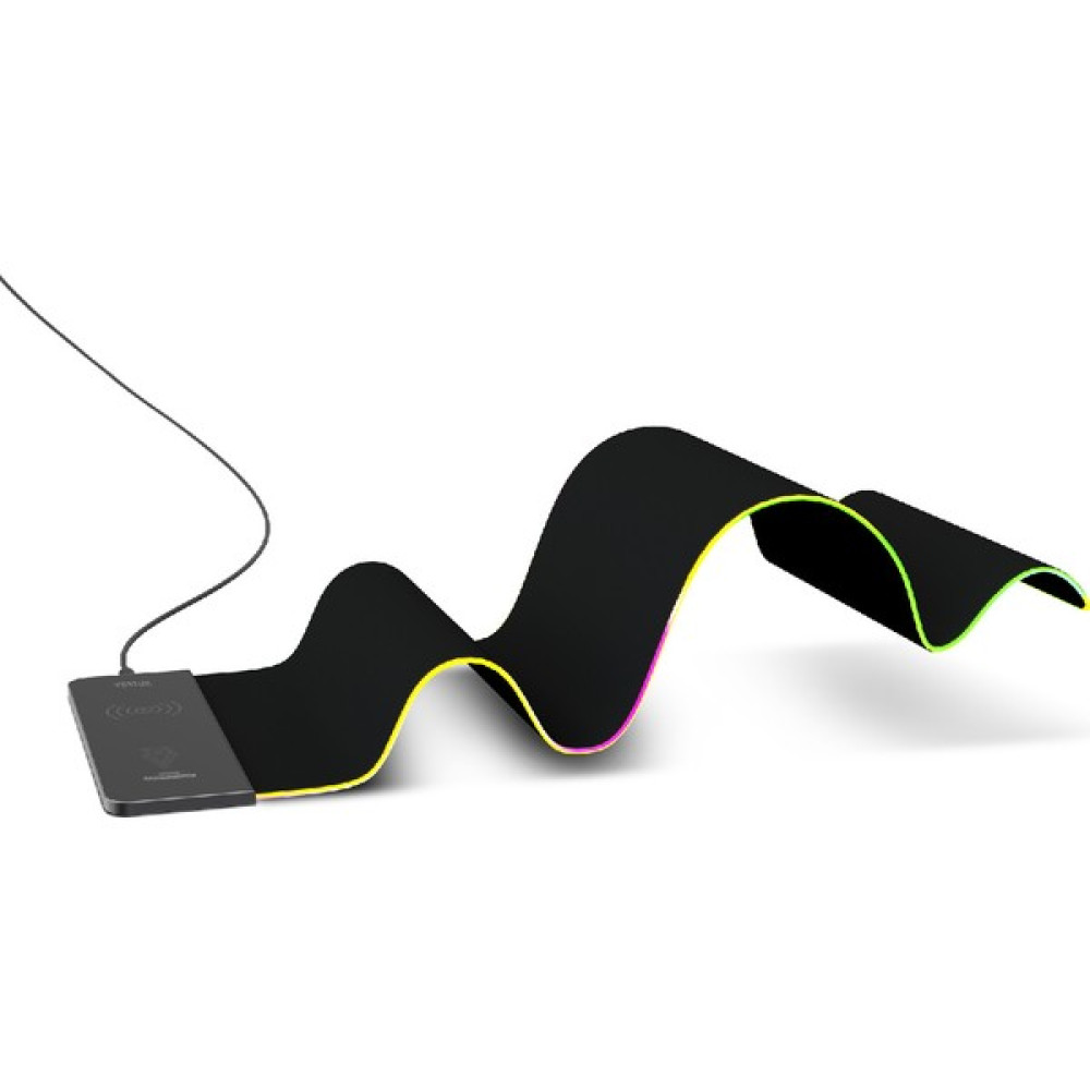 Vertux Raftpad-Qı Wireless Kablosuz Şarj Pedi 15 W Anti-Statik Ledli Mouse Pad Siyah Mouse Pad Fiyatı