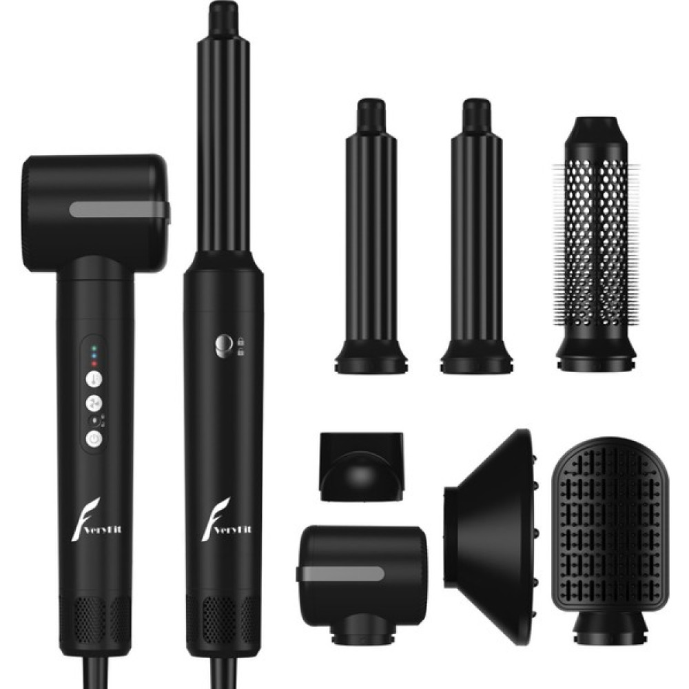 VeryFit WT626 7 In 1 Hava Üflemeli Saç Düzleştirici Şekillendirici Airwrap Compact Saç Kurutma Fön Makinesi Saç Şekillendiriciler Fiyatı