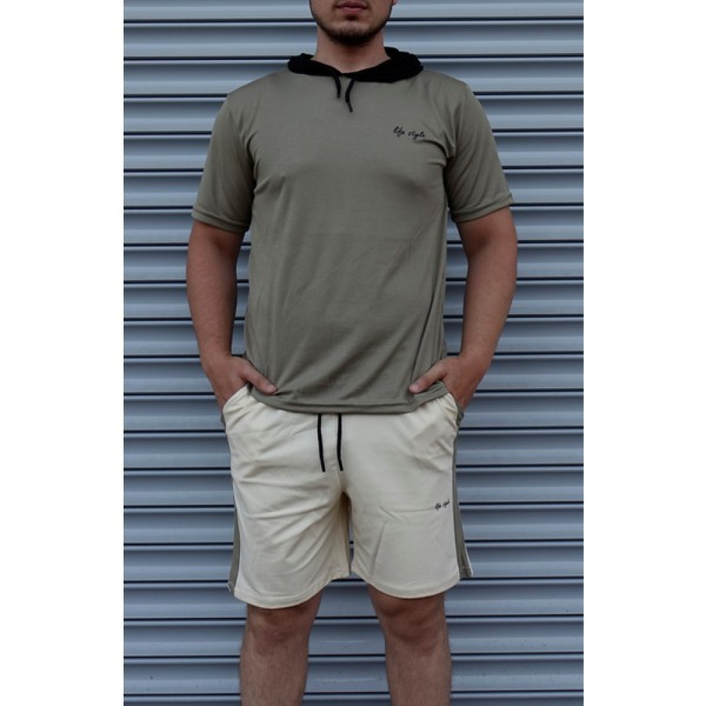 Vesla Sportswear Eşofman Takımı Vesla Life Style Baskılı Alt Üst Şort Tshirt Eşofman Takımı Erkek Eşofman Fiyatı