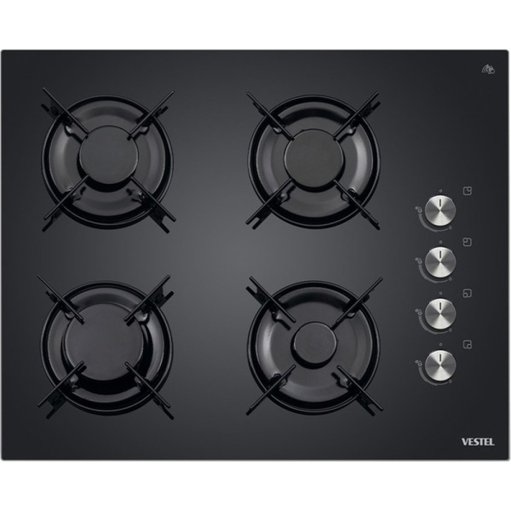Vestel AO-65104 S-Dg-T 65 cm 4 Gözü Gazlı Ankastre Ocak Ocaklar Fiyatı