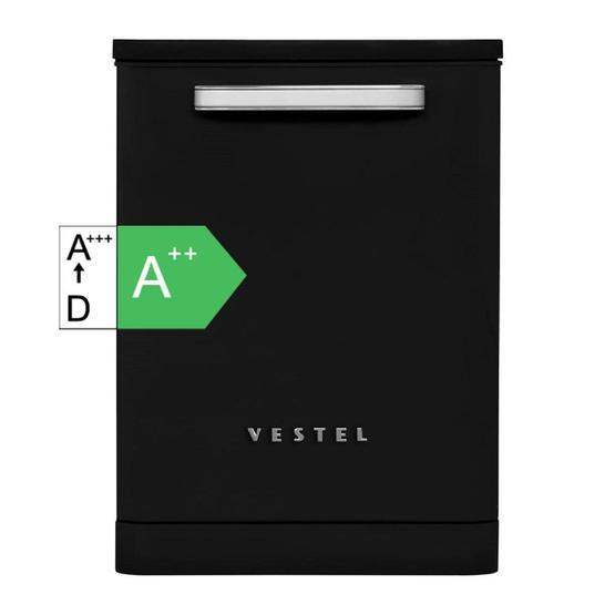 Vestel BM 5001 Retro Siyah 5 Programlı Bulaşık Makinesi Bulaşık Makineleri Fiyatı