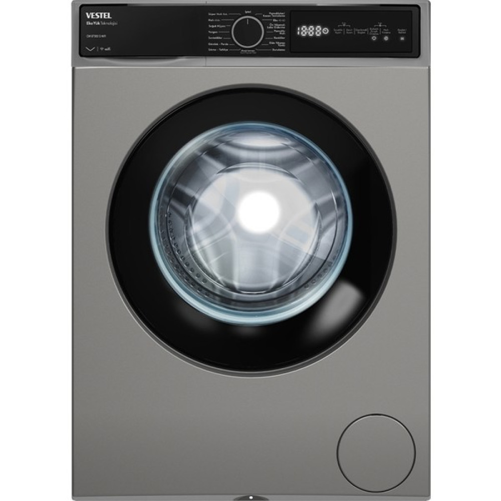 Vestel CMI 87302 G Wifi 8 kg 1000 Devir Çamaşır Makinesi - Gri Çamaşır Makineleri Fiyatı