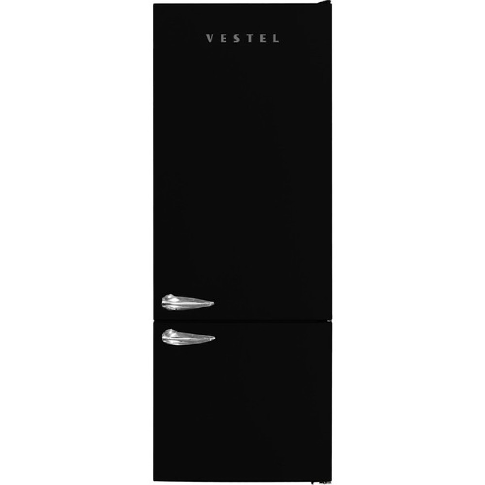 Vestel Retro NFK52001 Siyah No-Frost Buzdolabı Buzdolapları Fiyatı