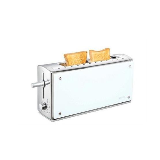 Vestel V-Brunch Serisi 4000 1000 W 2 Dilim Hazneli Ekmek Kızartma Makinesi Beyaz