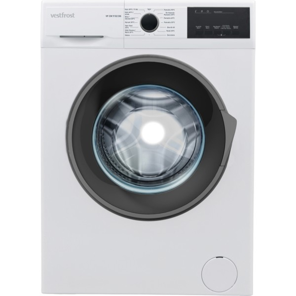 Vestfrost VF CM 9102 DG 9 kg 1000 Devir Çamaşır Makinesi - Beyaz Çamaşır Makineleri Fiyatı