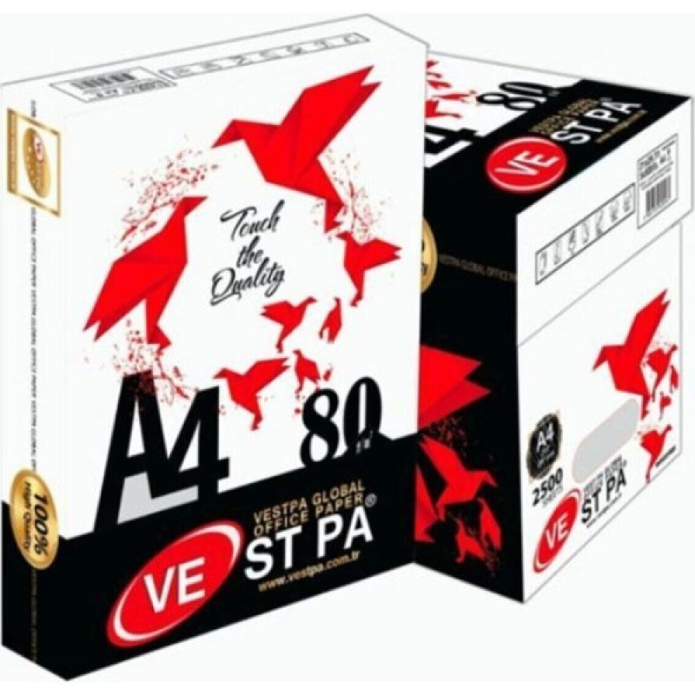 Vestpa A4 Fotokopi Kağıdı 80 Gram 5 Paket Fotokopi Kağıdı Fiyatı