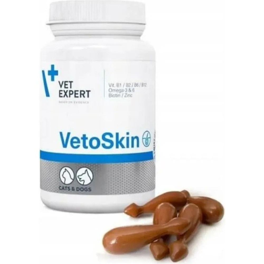 Vet Life Vetoskin 90 Kapsül Köpek & Kedi Vitamin - Naturel Evcil Hayvan Ürünleri Fiyatı