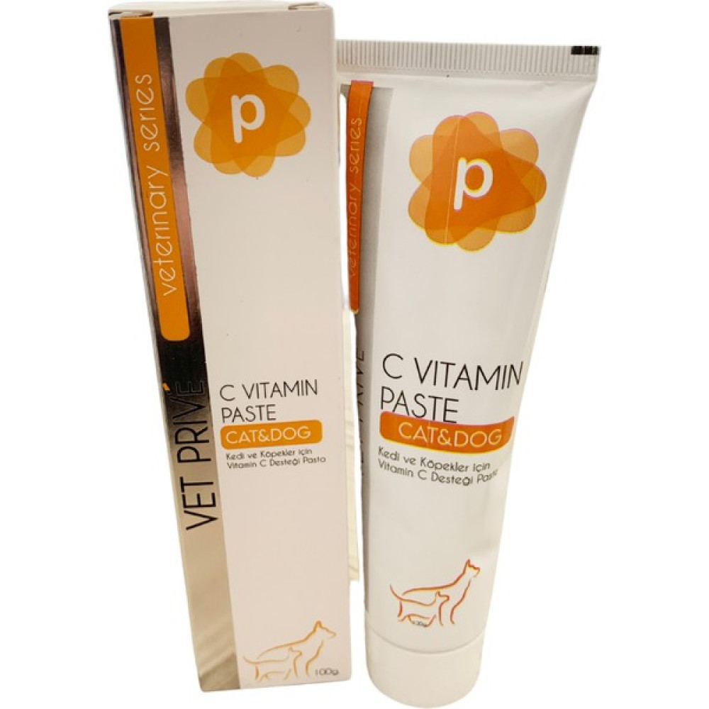 Vet Prive Kedi ve Köpekler Için Vitamin C Desteği Pasta 100 gr Evcil Hayvan Ürünleri Fiyatı