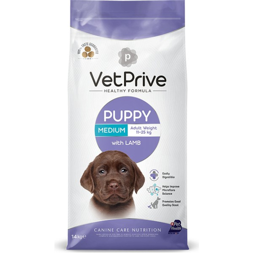 Vet Prive Orta ve Iri Irk Yavru Köpek Maması Kuzu Etli 14 kg Evcil Hayvan Ürünleri Fiyatı