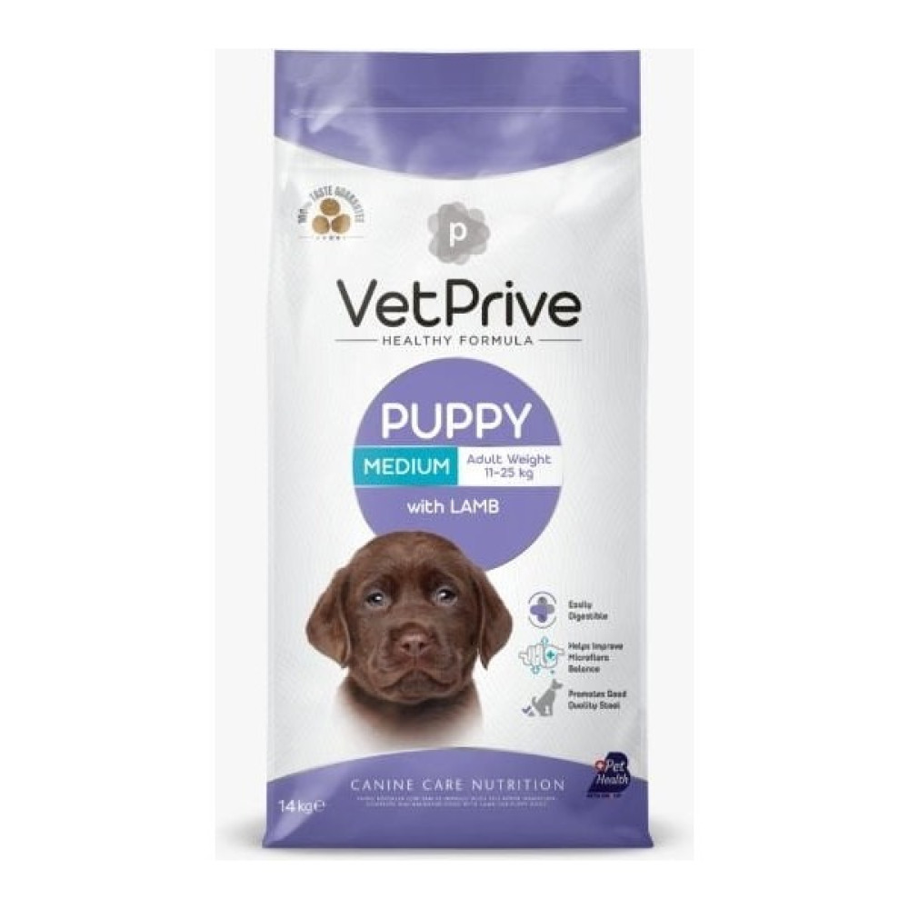 Vet Prive Puppy Kuzu Etli Orta Irk Yavru Köpek Maması 14 kg Evcil Hayvan Ürünleri Fiyatı
