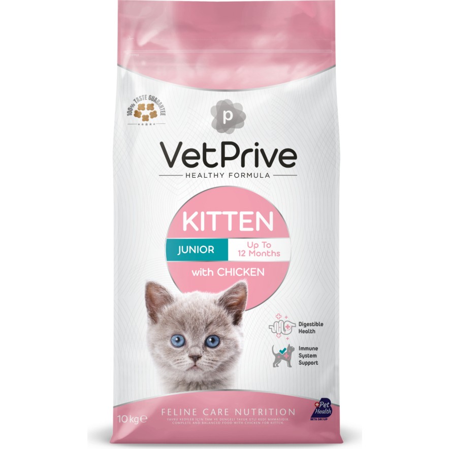Vet Prive Tavuk Etli Yavru Kedi Maması 10kg Yavru Kediler İçin Lezzetli ve Besleyici Evcil Hayvan Ürünleri Fiyatı