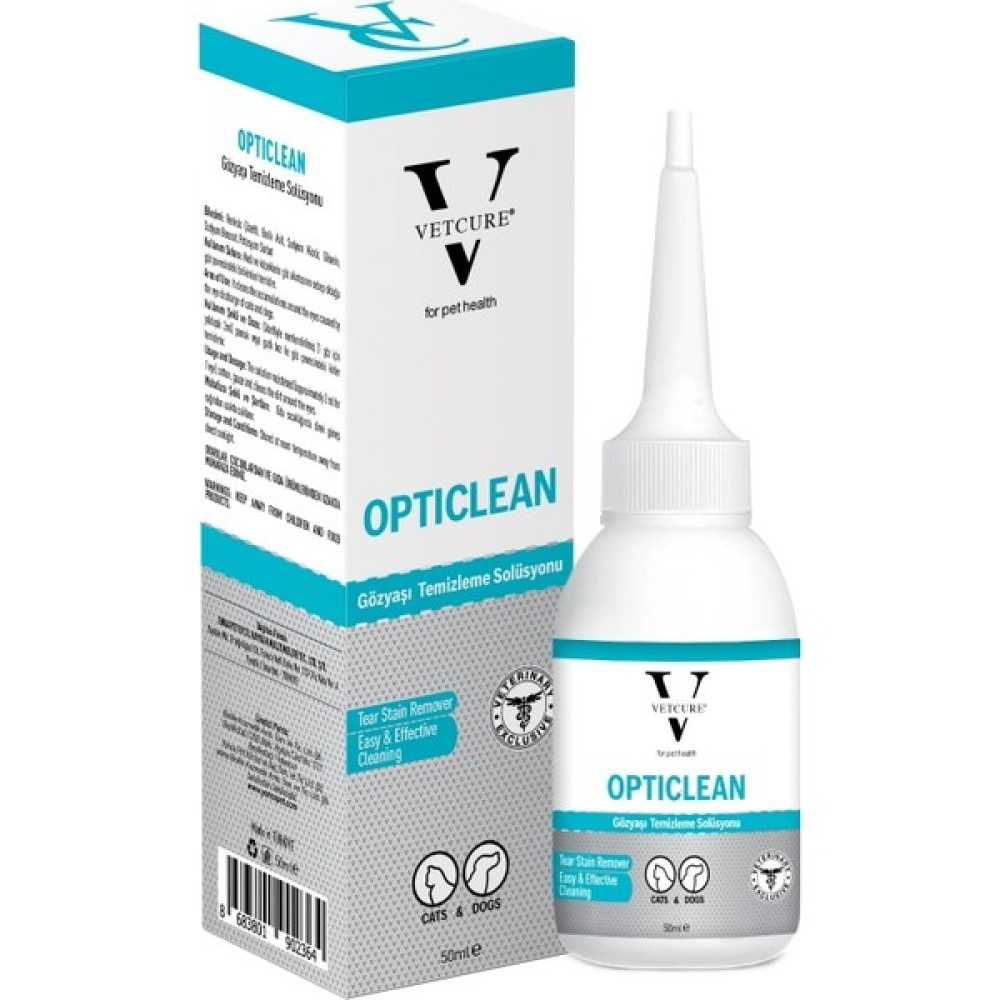 Vetcure Opticlean Kedi ve Köpek Göz Temizleme Solüsyonu 50 ml Evcil Hayvan Ürünleri Fiyatı